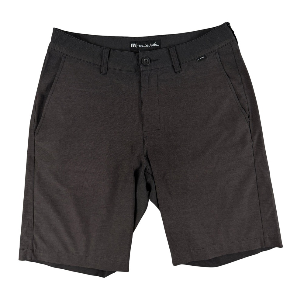 Travis Mathew Shorts Mens 30 Charcoal Gray Casual Golf Lightweight‎ Stretch